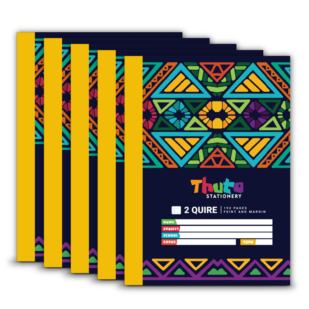 Thuto Counter Book A4 192 2 Quire Feint & Margin (Pack of 5) - Creatives Edition Thuto Counter Book A4 192 2 Quire Feint & Margin - Pack of 5 - Creatives Edition