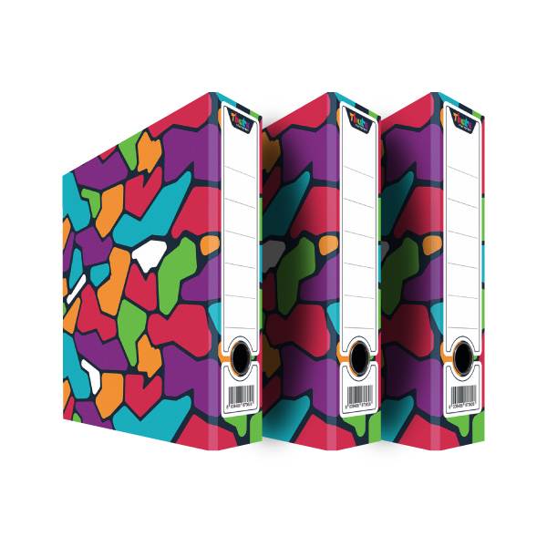 Thuto Stationery Lever Arch Files (Pack of 3) Jazzy Edition Lever Arch Files - Pack of 3 - JazzyEdition