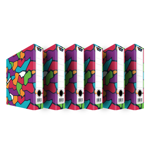 Thuto Stationery Lever Arch Files (Pack of 6) Jazzy Edition Lever Arch Files - Pack of 6 - Jazzy Edition